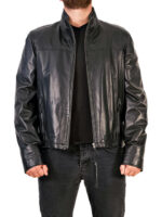 Кожаная мужская куртка