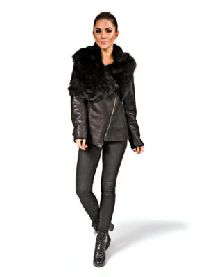 Женская дубленка
