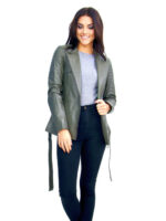 Женская кожаная куртка