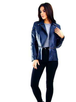 Женская кожаная куртка