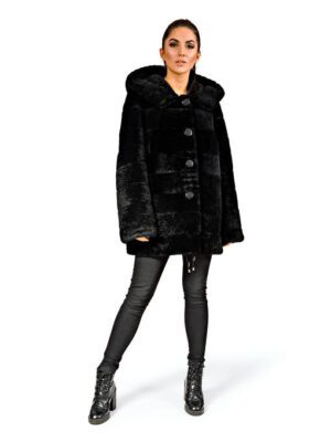 Мутоновый полушубок