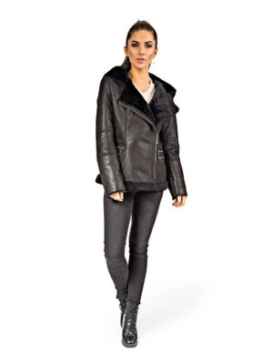 Женская натуральная дублёнка