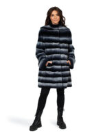 Шуба из меха кролика Рекс