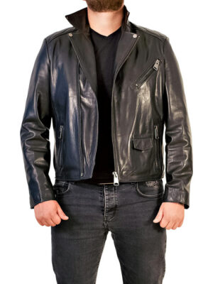 Кожаная мужская косуха