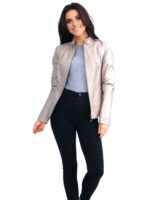 Женская кожаная куртка