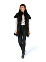 Меховая жилетка