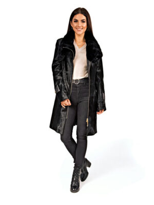 Шуба из меха пони