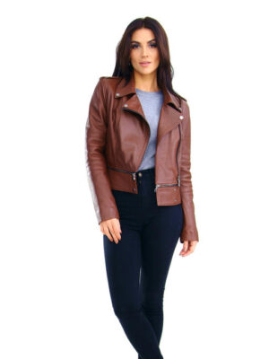Женская кожаная куртка
