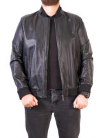 Кожаная мужская куртка
