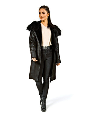 Женская натуральная дублёнка