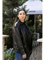 Куртка кожаная женская