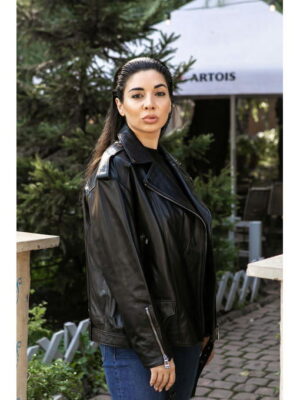 Куртка кожаная женская