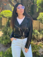 Куртка кожаная женская