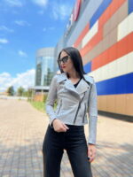 Куртка кожаная женская