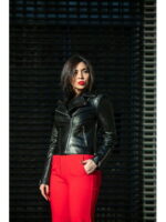 Куртка кожаная женская