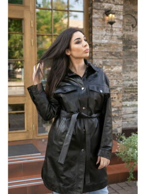 Куртка кожаная женская