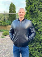 Куртка кожаная мужская
