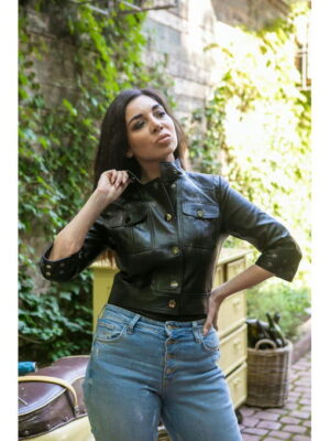 Куртка кожаная женская