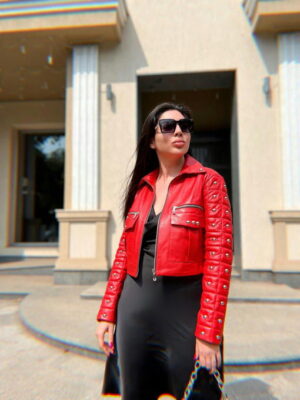 Куртка кожаная женская