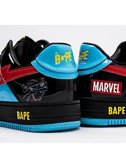 Кроссовки Marvel x BAPE Sta Force 1 low — изображение 4