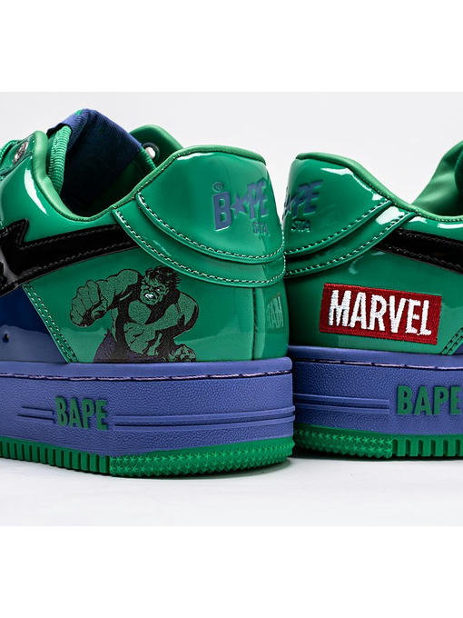 Кроссовки Marvel x BAPE Sta Force 1 low — изображение 4