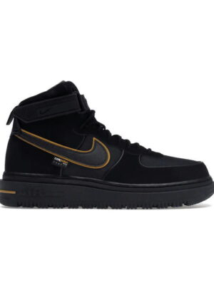 Кроссовки мужские Nike Air Force 1 Boot Cordura Black Gold (DO6702-001)