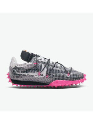 Кроссовки женские Nike Waffle Racer Off-White Black (W) (CD8180-001)