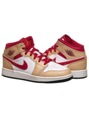 Кроссовки женские Jordan 0 Mid Light Cardinal Curry (Gs) (554725-201)