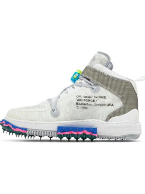 Кроссовки мужские Nike Air Force 1 Mid Off-White (DO6290-100)