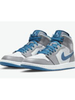 Кроссовки унисекс Jordan 1 Mid 'Cement True Blue' (DQ8426-014)