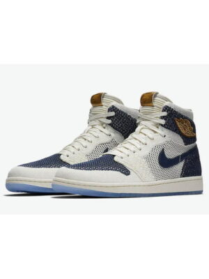 Кроссовки мужские Jordan 1 Retro High Flyknit Derek Jeter Re2pect (AH7233-105)