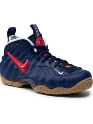 Кроссовки мужские Nike Air Foamposite Pro Navy Red (CJ0325-400)