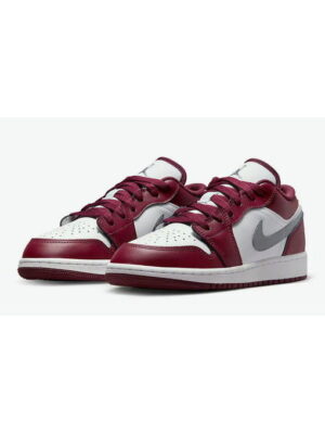 Кроссовки женские Jordan 1 Low Bordeaux (Gs) (553560-615)