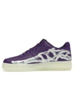 Кроссовки женские Nike Air Force 1 Low '07 Qs Purple Skeleton Halloween (CU8067-500)