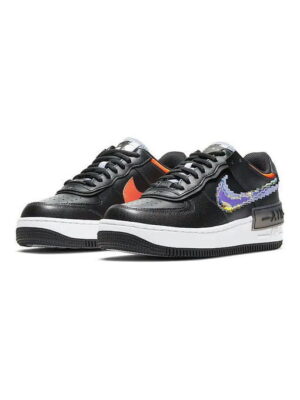 Кроссовки женские Nike Wmns Air Force 1 Shadow Se 'Pixel Swoosh - Off Noir' (CV8480-001)