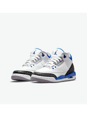 Кроссовки женские Jordan 3 Retro Racer Blue Gs (398614-145)