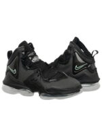 Кроссовки мужские Nike Lebron Xix Black Green Glow (CZ0203-003)