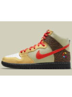 Кроссовки женские Nike Sb Dunk High Color Skates Kebab And Destroy (CZ2205-700)