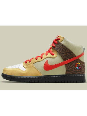 Кроссовки женские Nike Sb Dunk High Color Skates Kebab And Destroy (CZ2205-700)