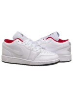 Кроссовки женские Nike 1 'White Gym Red' - 'Mismatched Insoles' (553560-164)