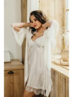 Халат женский шелковый