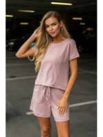 Кроп топ розовый