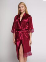Халат женский, шелковый