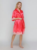 Халат женский из стрейч атласа