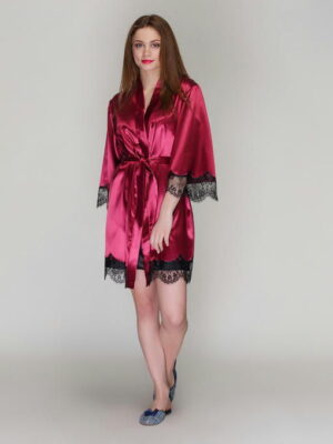 Халат женский из шелка Армани