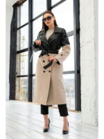 Демисезонный Тренч Плащ бежевый