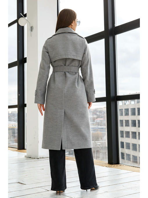 Демисезонное Пальто светло-серое — изображение 3