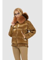 Зимняя куртка золото