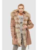 Зимняя парка капучино