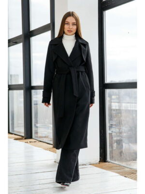 Демисезонное Пальто черное